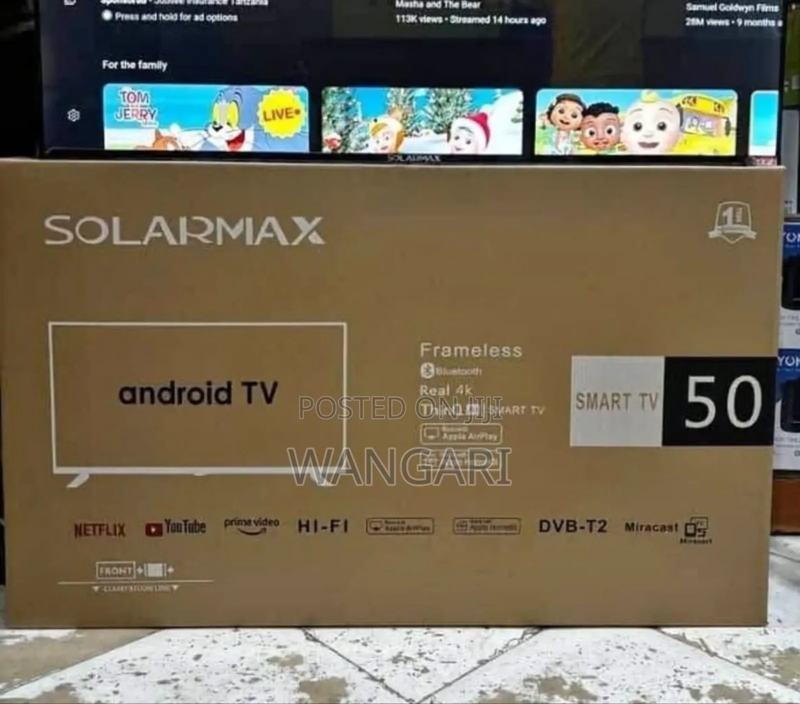 Screen Mirroring Solarmax 43 Inch Smart Tv