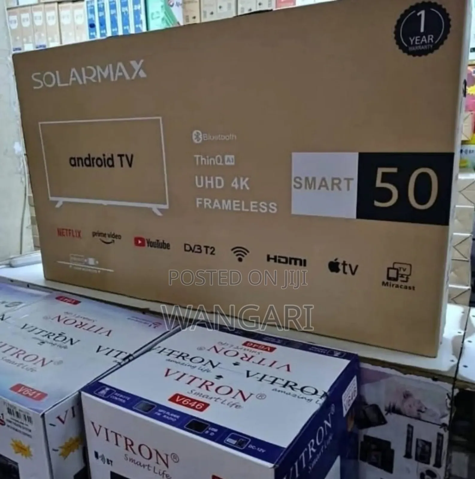 Streaming Apps/Solarmax 43 Inch Smart Tv