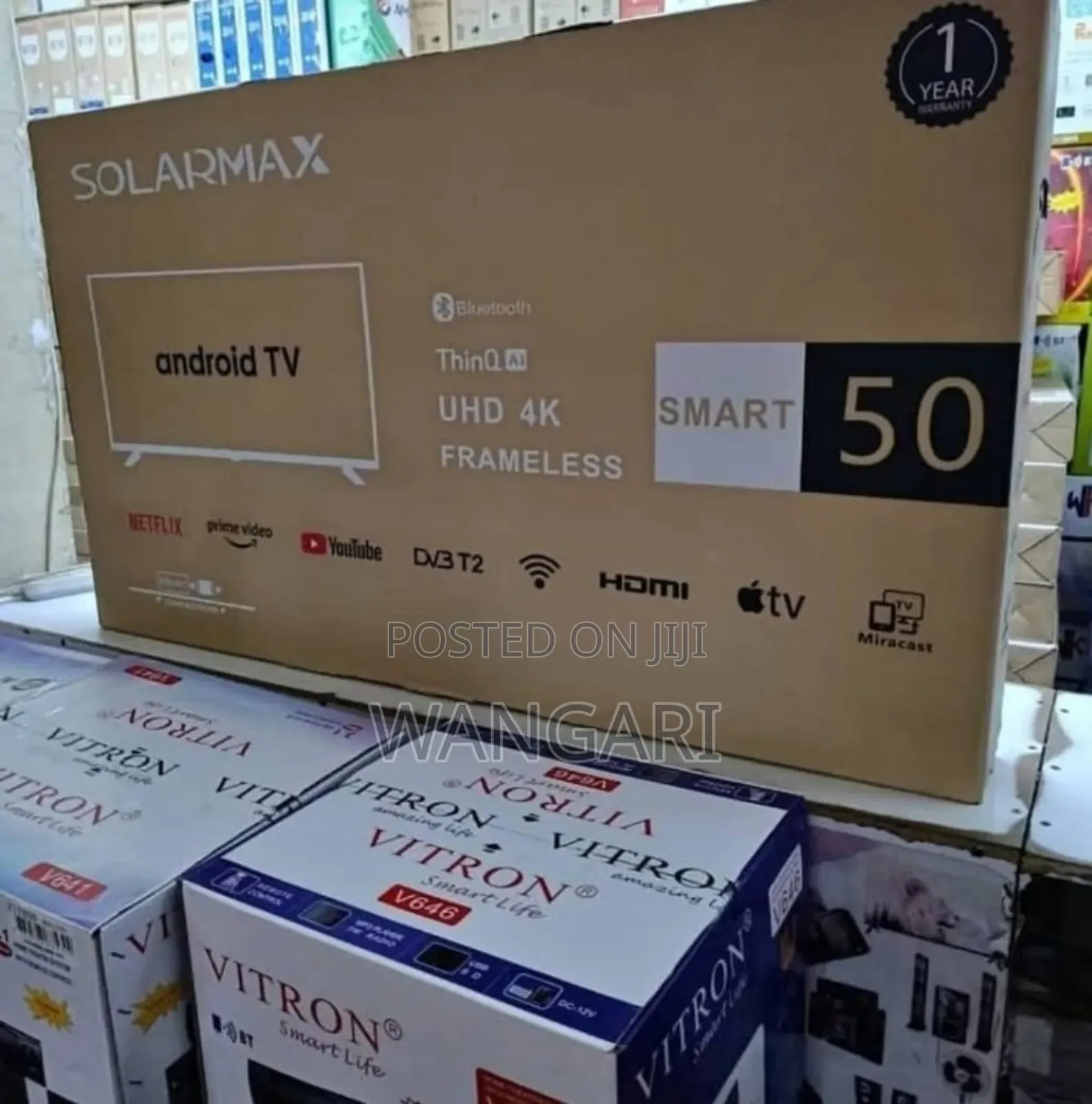 Streaming Apps/Solarmax 43 Inch Smart Tv
