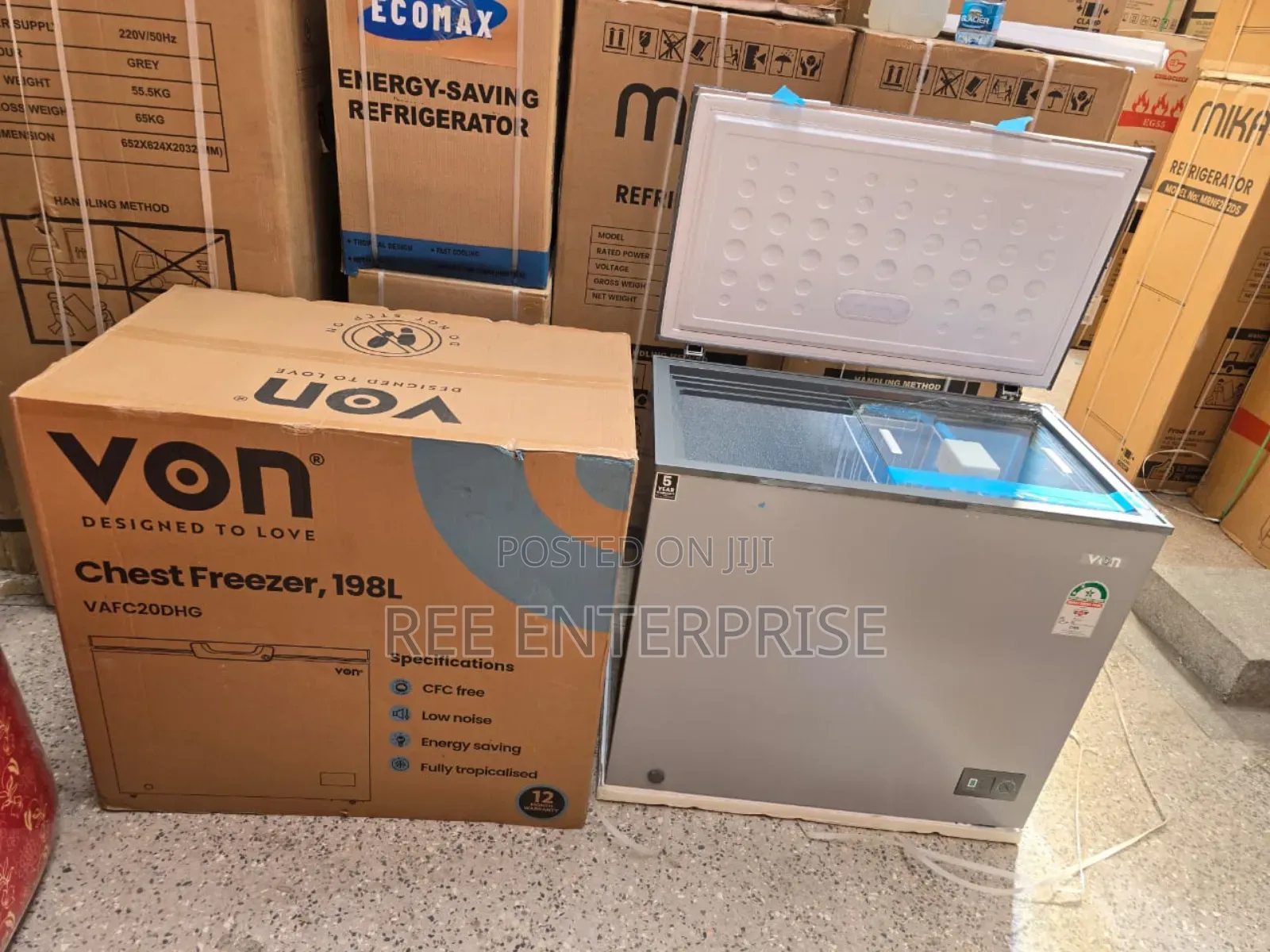 Von 198 Litres* Chest *Deep Freezer