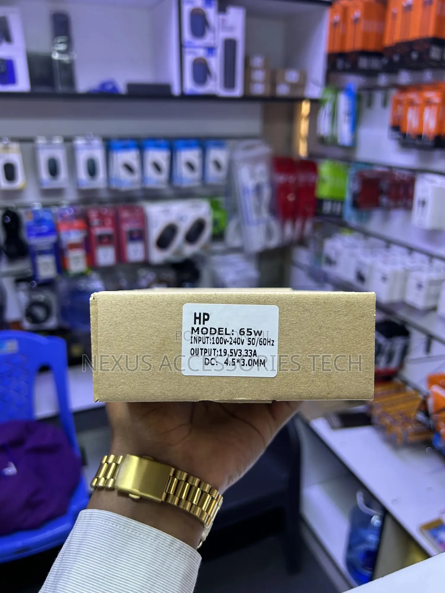 Original Hp 65w Blue Pin Laptop Charger – Fast Charging Durable