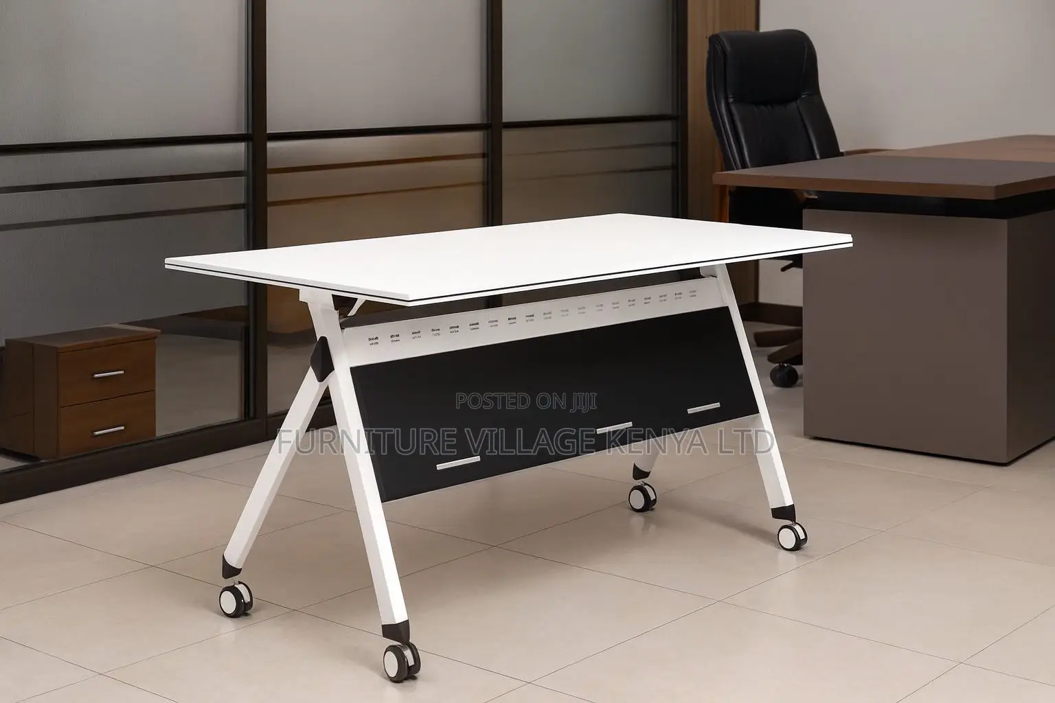 Office Table ; 1.2 Meter Foldable Training Conference Table