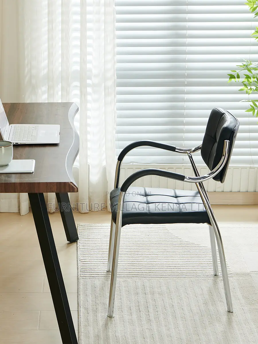 Office Chair; Pu Leather Catalina Visitor's Office Chair