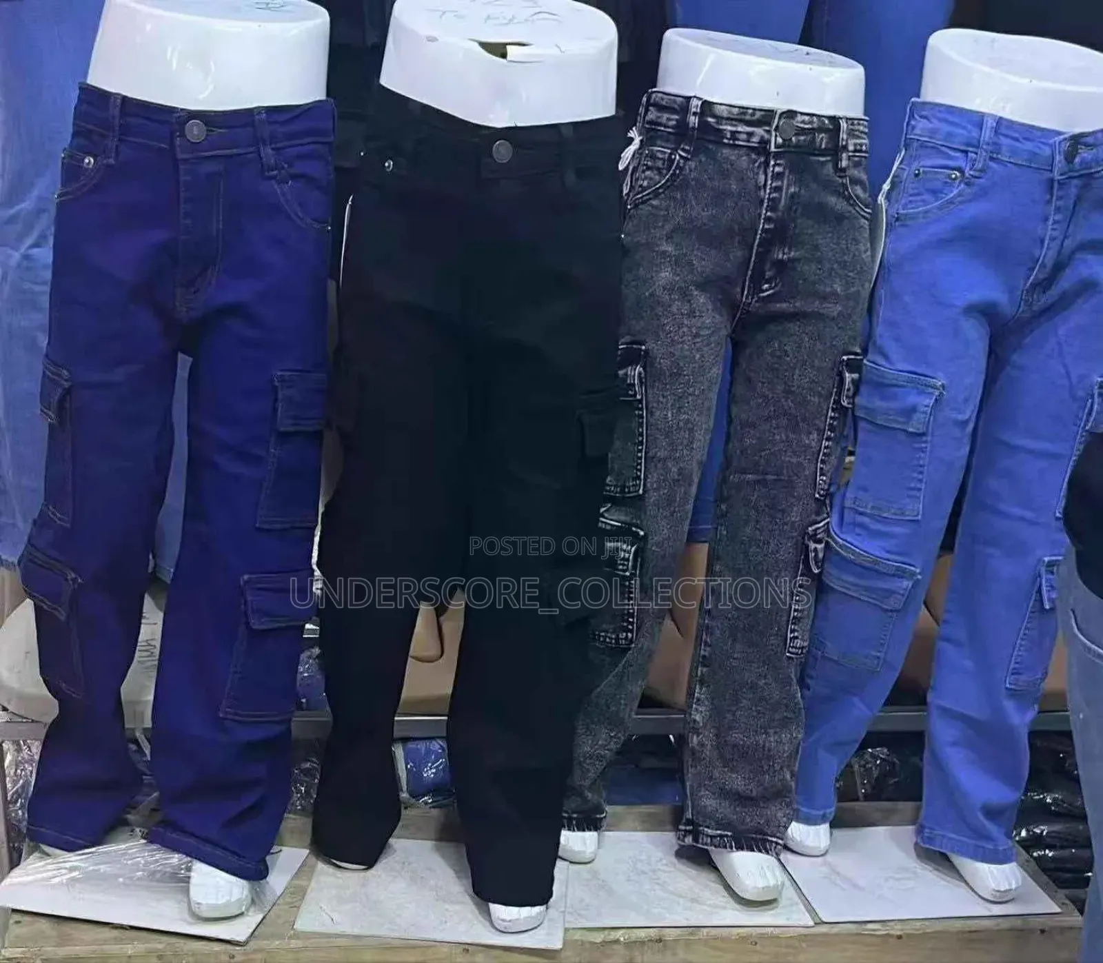 Boys Jeans Trousers/Side Pockets