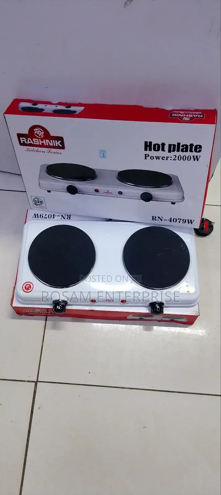 Rashnik Double Hotplate