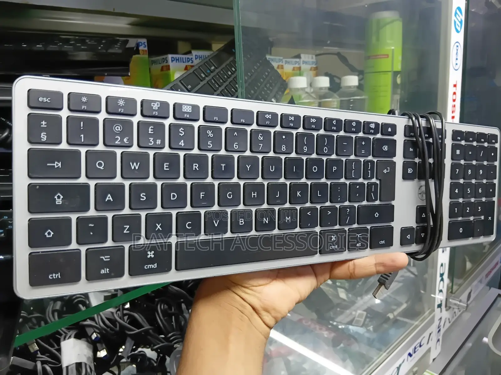 Ultra-Slim Usb Wired Computer Keyboard for Apple Macbooks