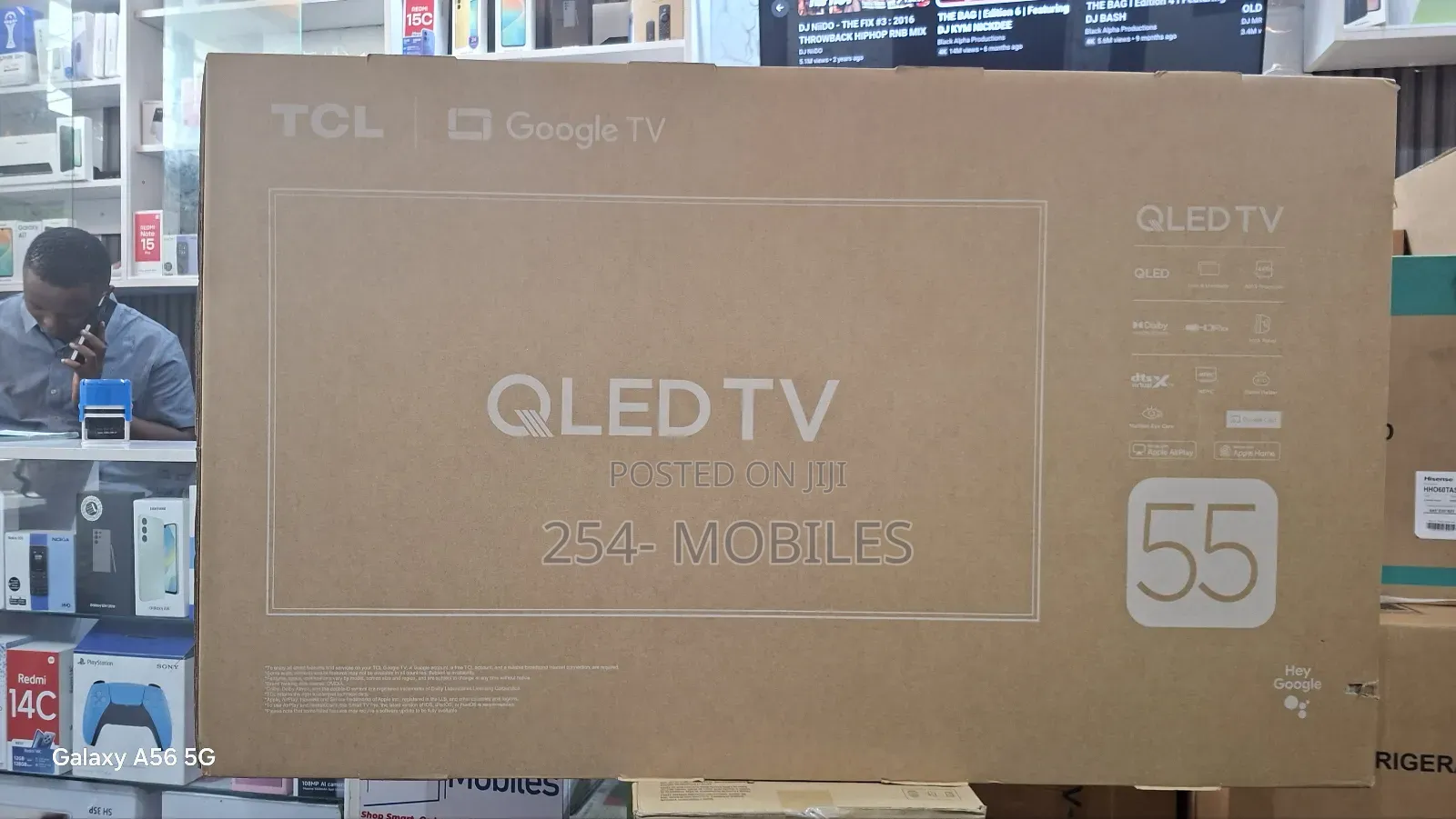 TCL 55t6d Qled Google TV, New 2026