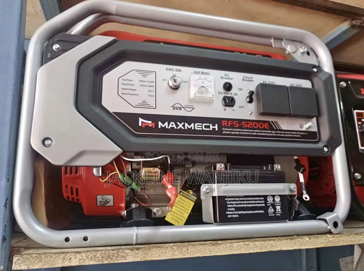 Maxmech Rfs 3800e Gasoline Generator Machine/ New Generator Machine
