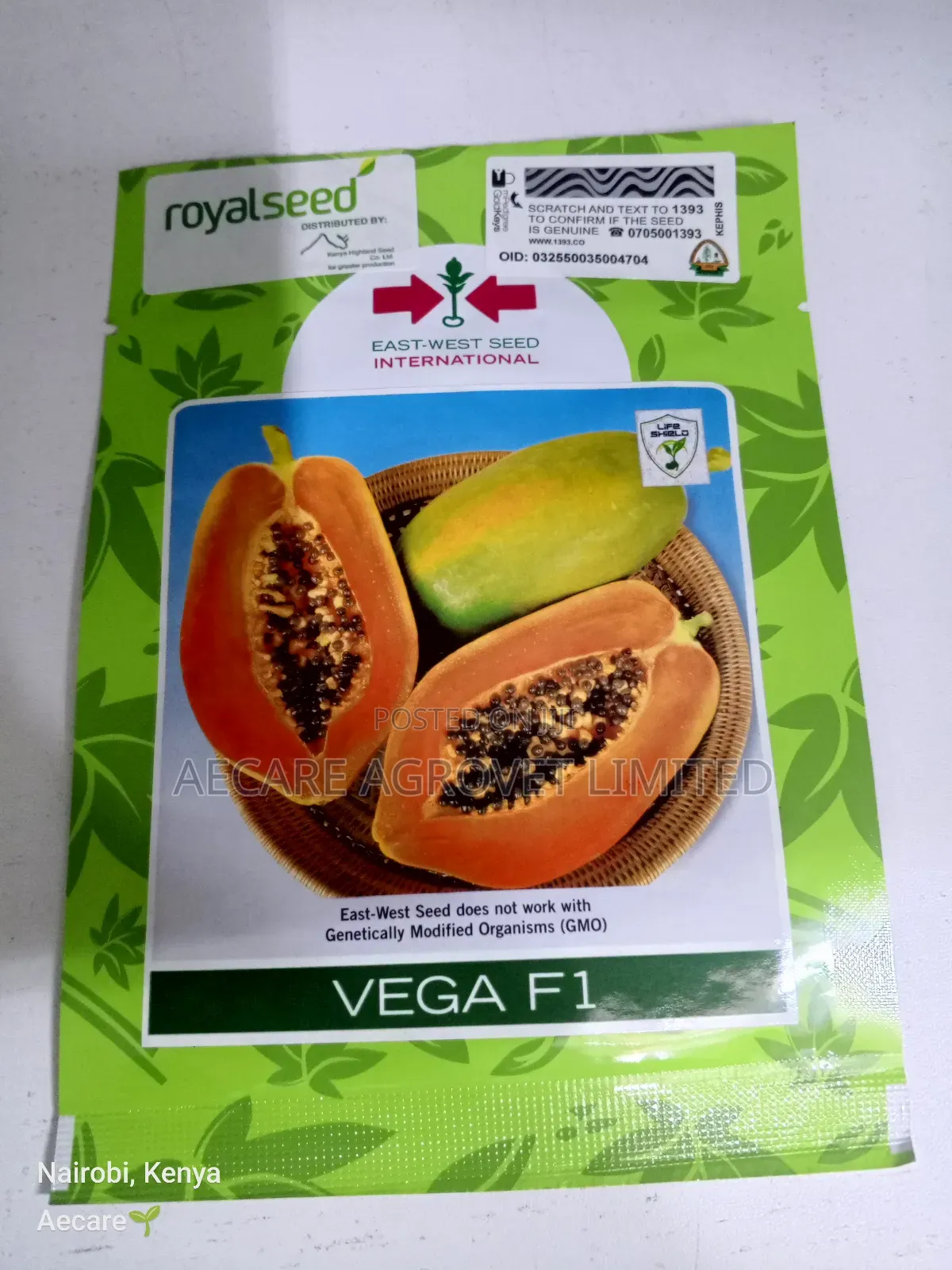 Vega F1 Pawpaw Seeds 10 Seeds