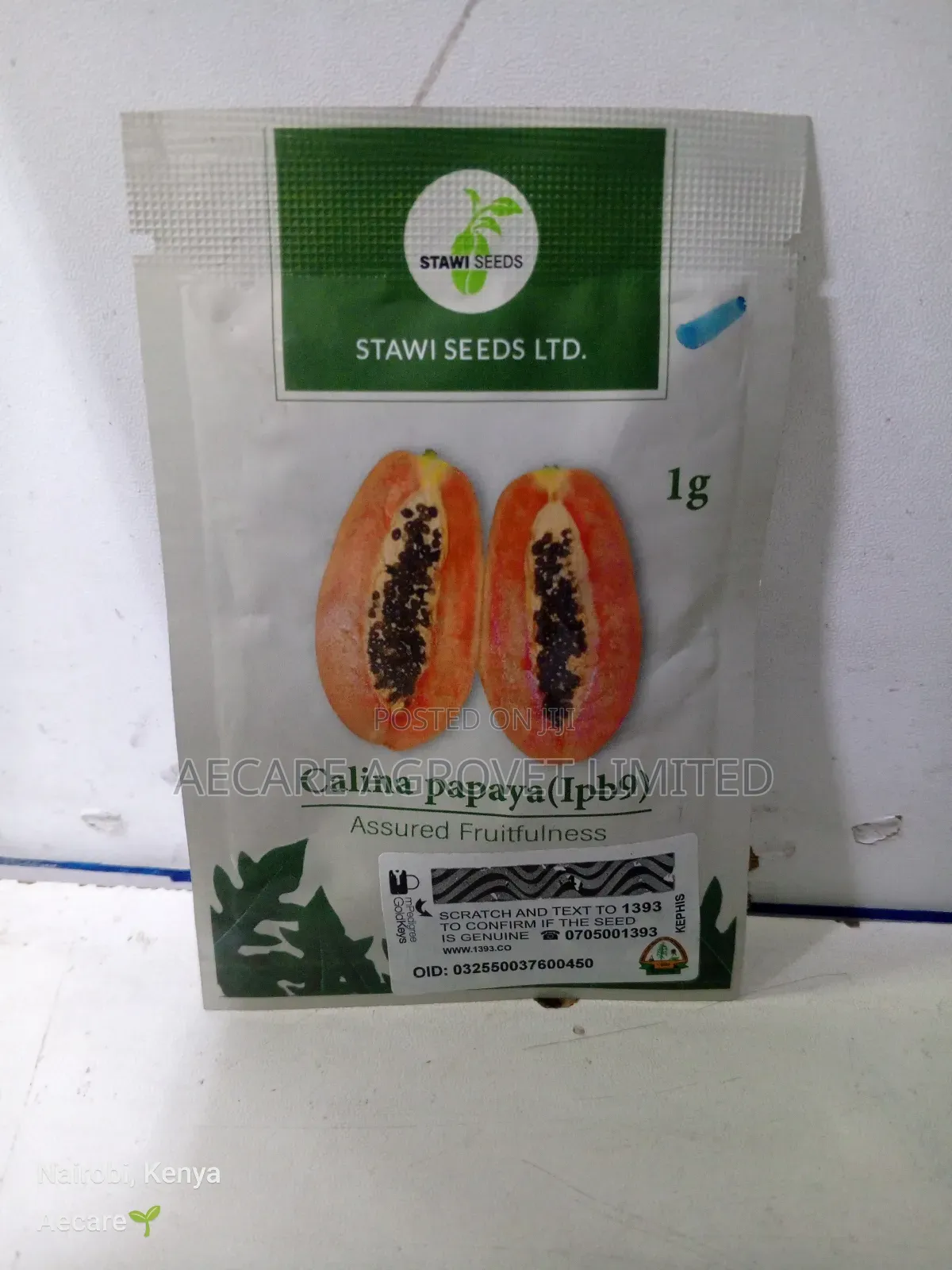 Calina Papaya (1pb9) 60 Seeds 1gram Pawpaw Seeds