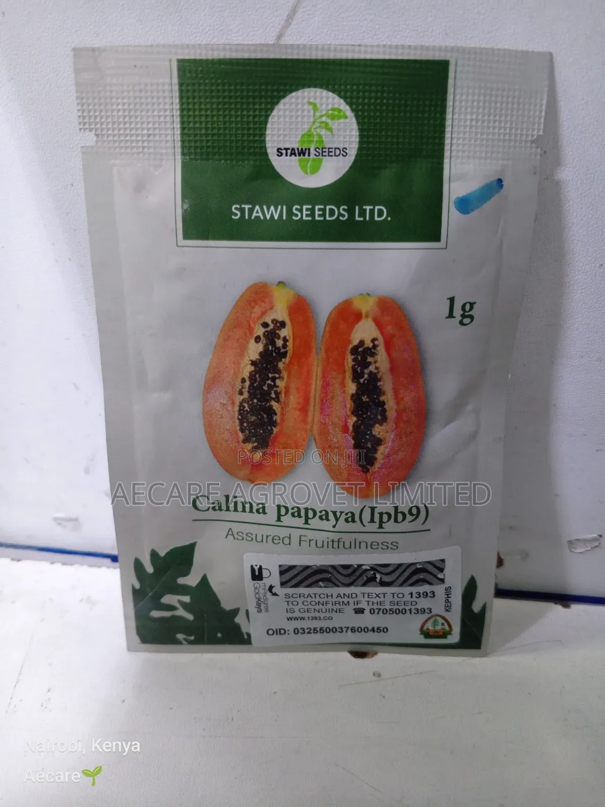 Calina Papaya (1pb9) 60 Seeds 1gram Pawpaw Seeds