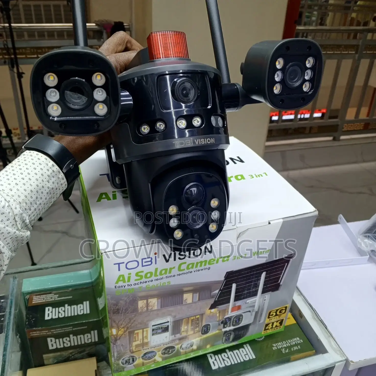 Tobi Vision Ai Solar Camera 3-in-1 Smart Motion Detection