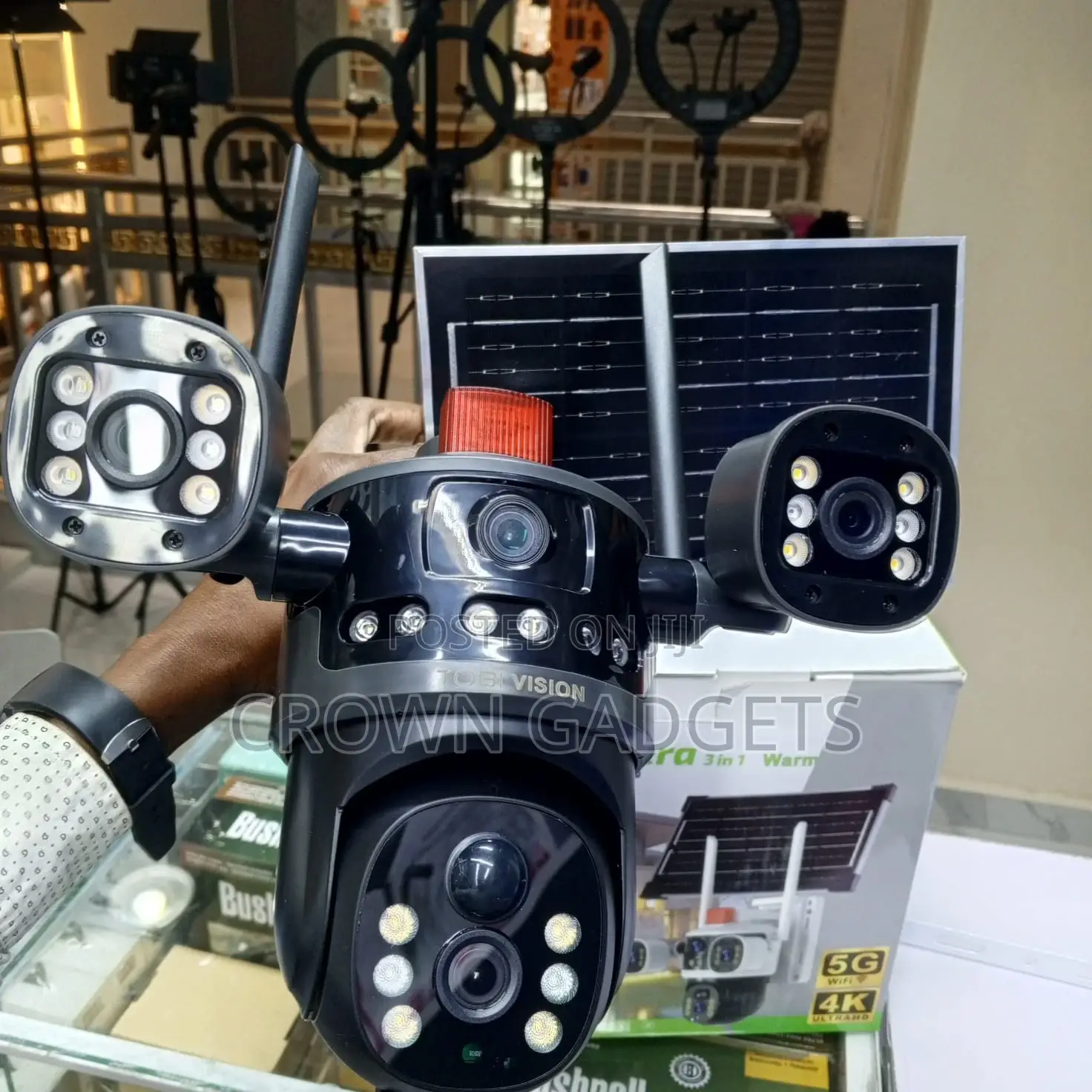 Tobi Vision Ai Solar Camera 3-in-1 Smart Motion Detection