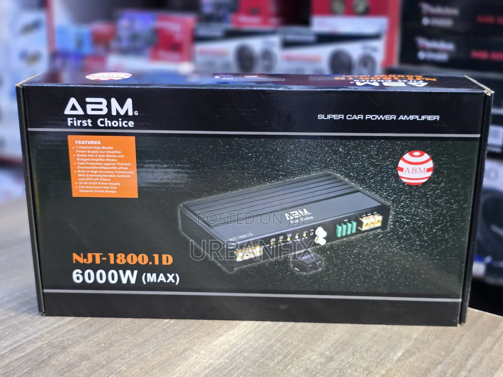 Abm 6000watts With 1800rms Power Class D Monoblock Amplifiers on Offer
