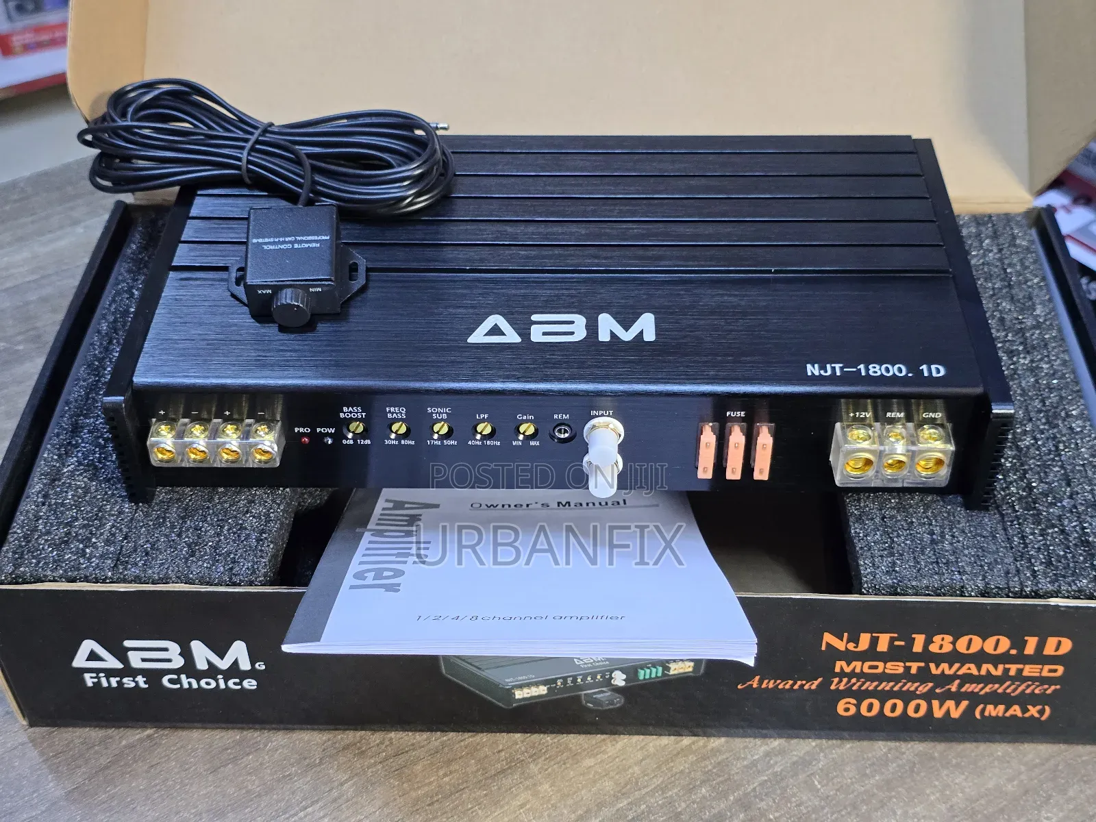 Abm 6000watts With 1800rms Power Class D Monoblock Amplifiers on Offer