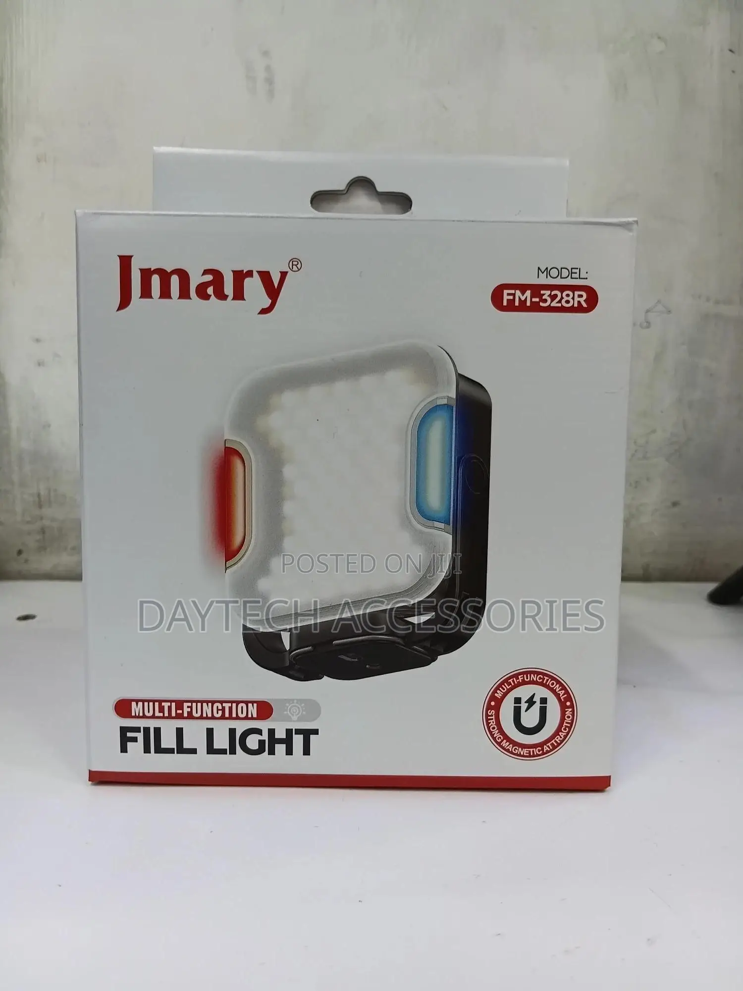Jmary Fm 328r Portable Video Fill Light Adjustable Color Temperature