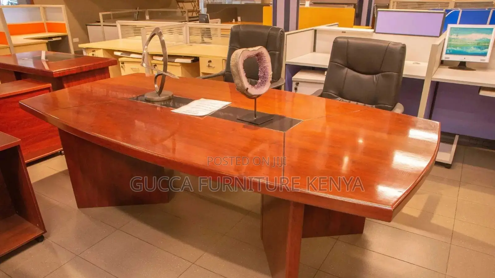 2.4 Meters Mahogany Office Boardroom Table