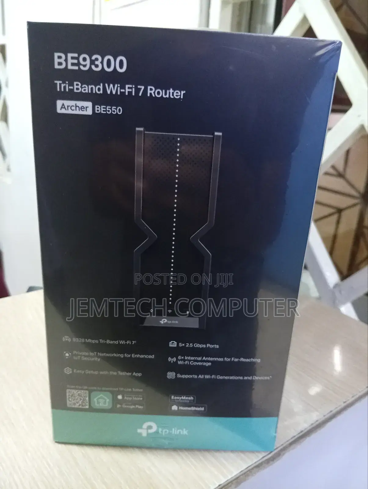 Tp-Link Be550 | Be9300 Tri-Band Wi-Fi 7 Router - Tl-Archer Be550