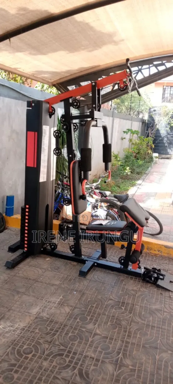 Multiple Exercises in a Fitness Machine/ Multi Gym