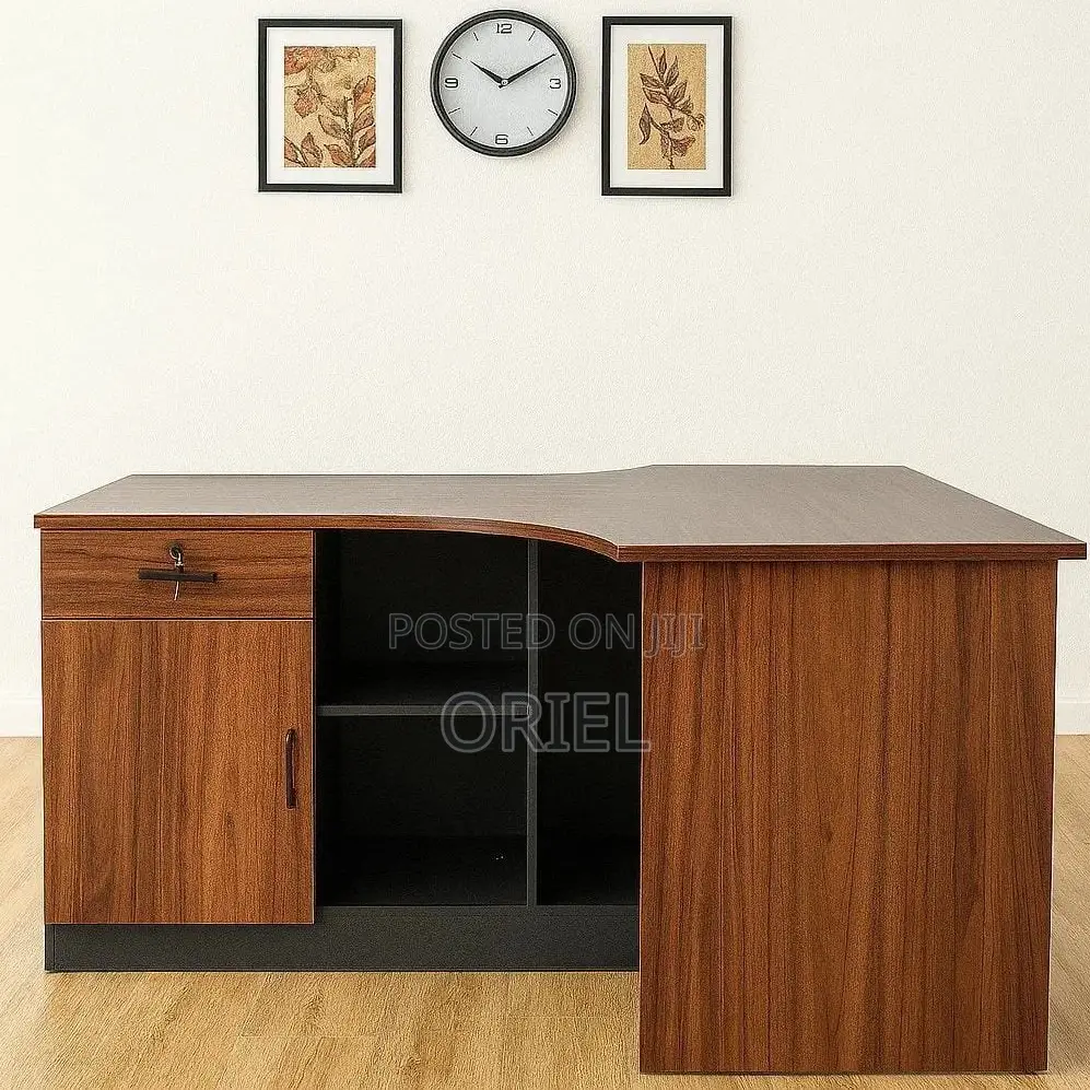 Executive Desks: L-Shaped Corner Desk 140cm for Home Office