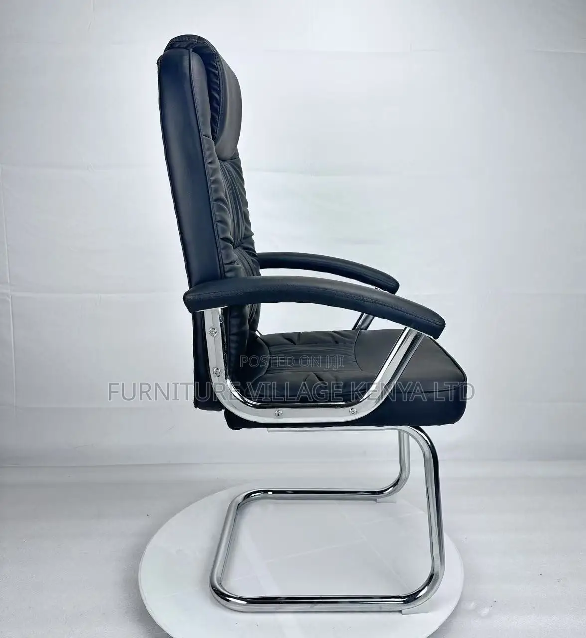 Office Chair; Executive Leather Visitor Chair