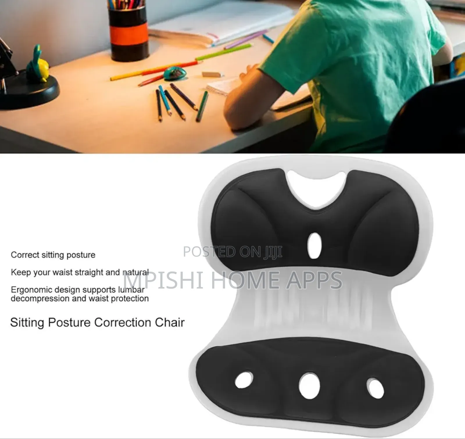 Ergonomic Back Support Seat Cushion