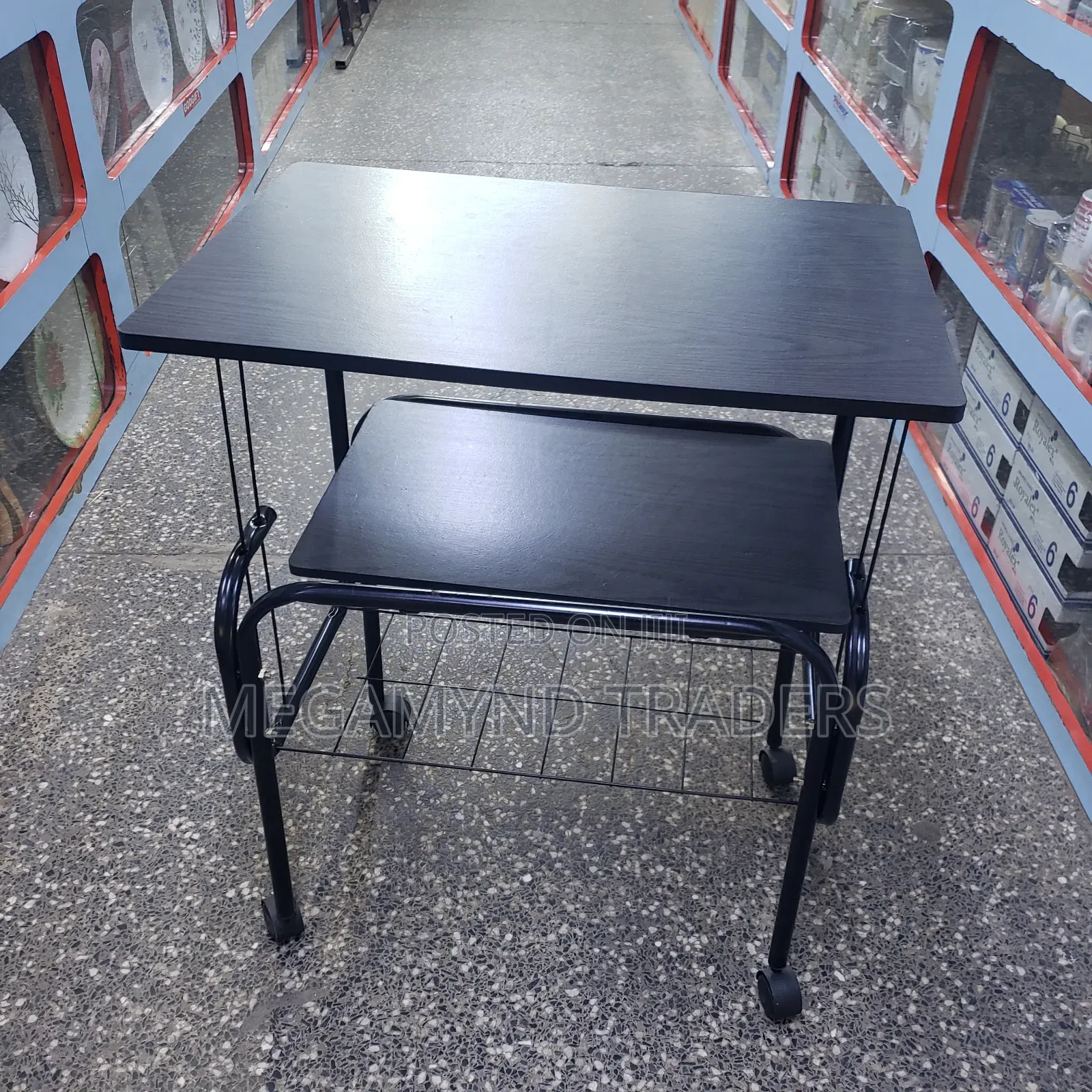 Trolley Stand / 2 Tier Stand With Wheel