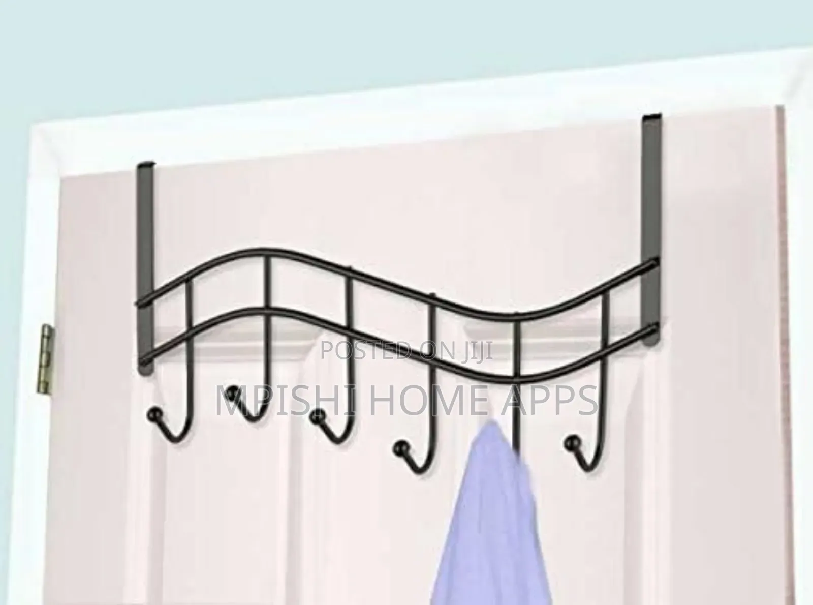 6 Hook Over the Door Hanging Rack