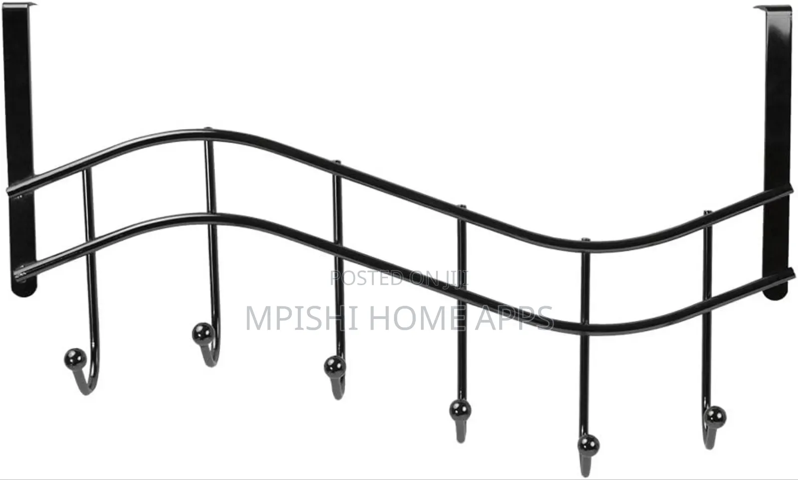 6 Hook Over the Door Hanging Rack