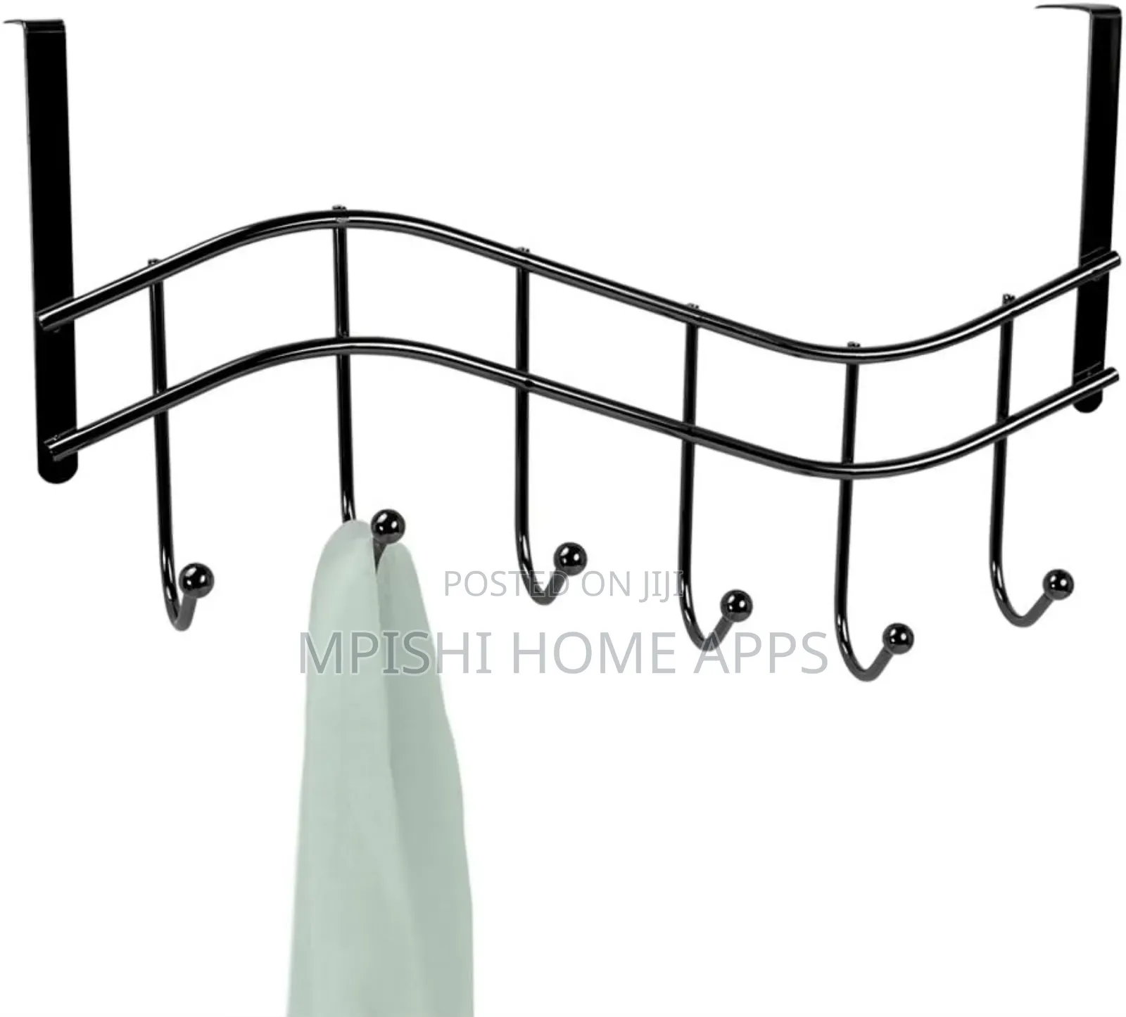 6 Hook Over the Door Hanging Rack