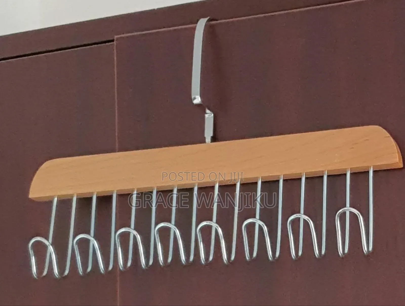 Multi Hook Underwear or Bag Hanger*
*Wooden Plank 8 Hook Hanger