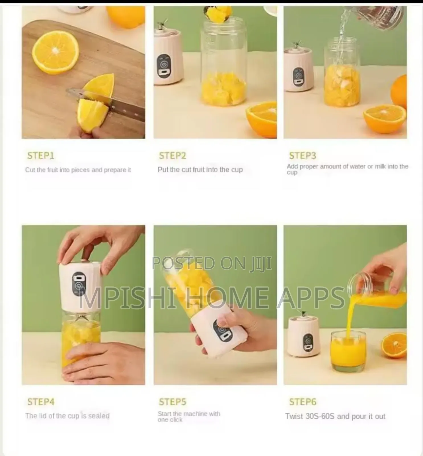 Portable Electric Juicer Blender