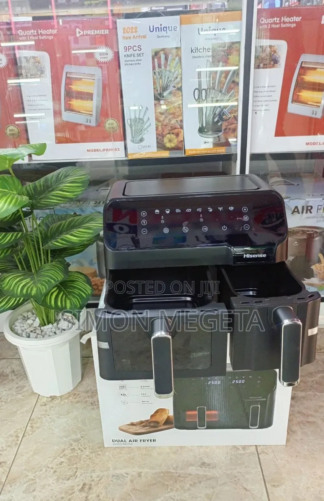 6.3 Litres Hisense Single Basket Air Fryers
