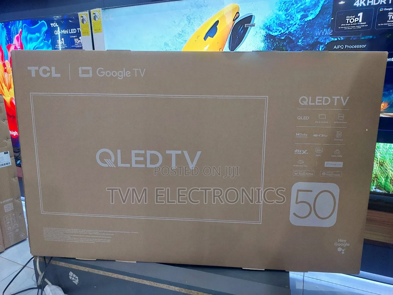 TCL 50" T6d Qled Google Tv, New 2026