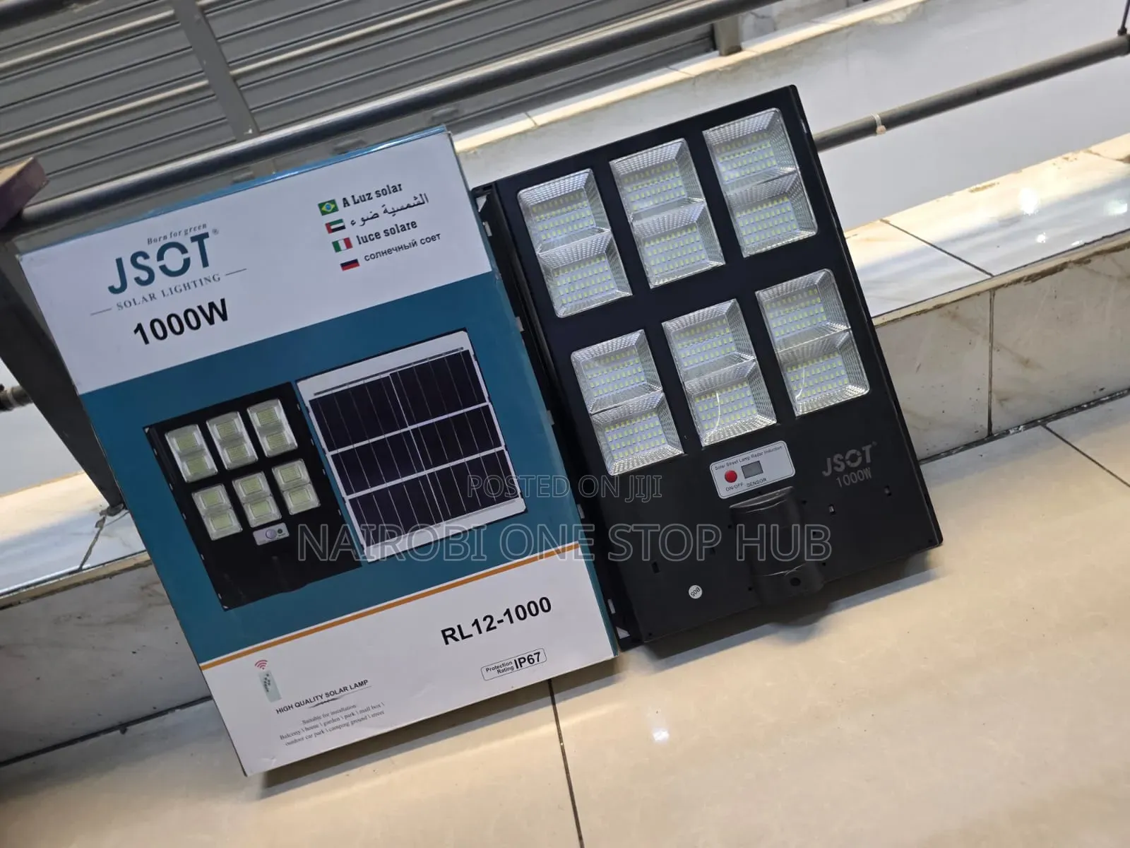 1000w Solar Street Light – Bright Energy Saving! 