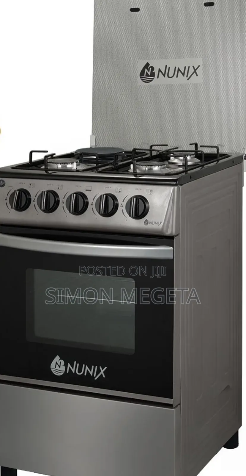 Nunix 50×55 3+1 Standing Cooker – New Model With 3 Gas Burners