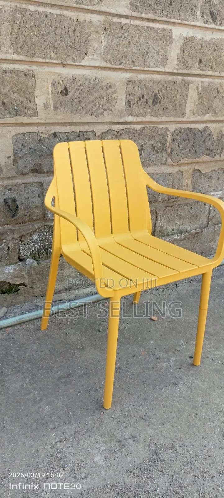 Yellow Balcony/Outdoor Chair