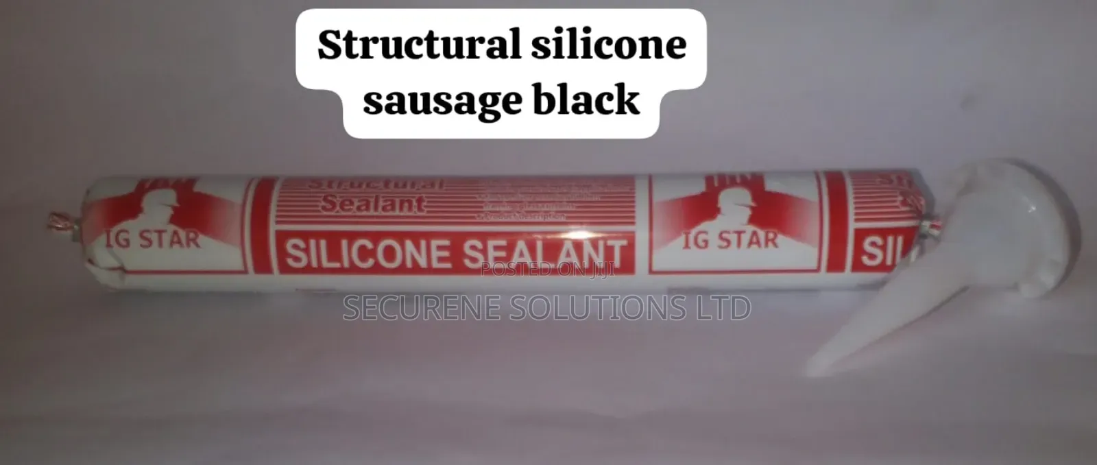 Sausage-Style Pack of Ig Star Structural Silicone Sealant