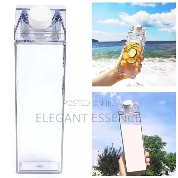 Acrylic Transparent Fridge Milk/ Water Bottles-1l