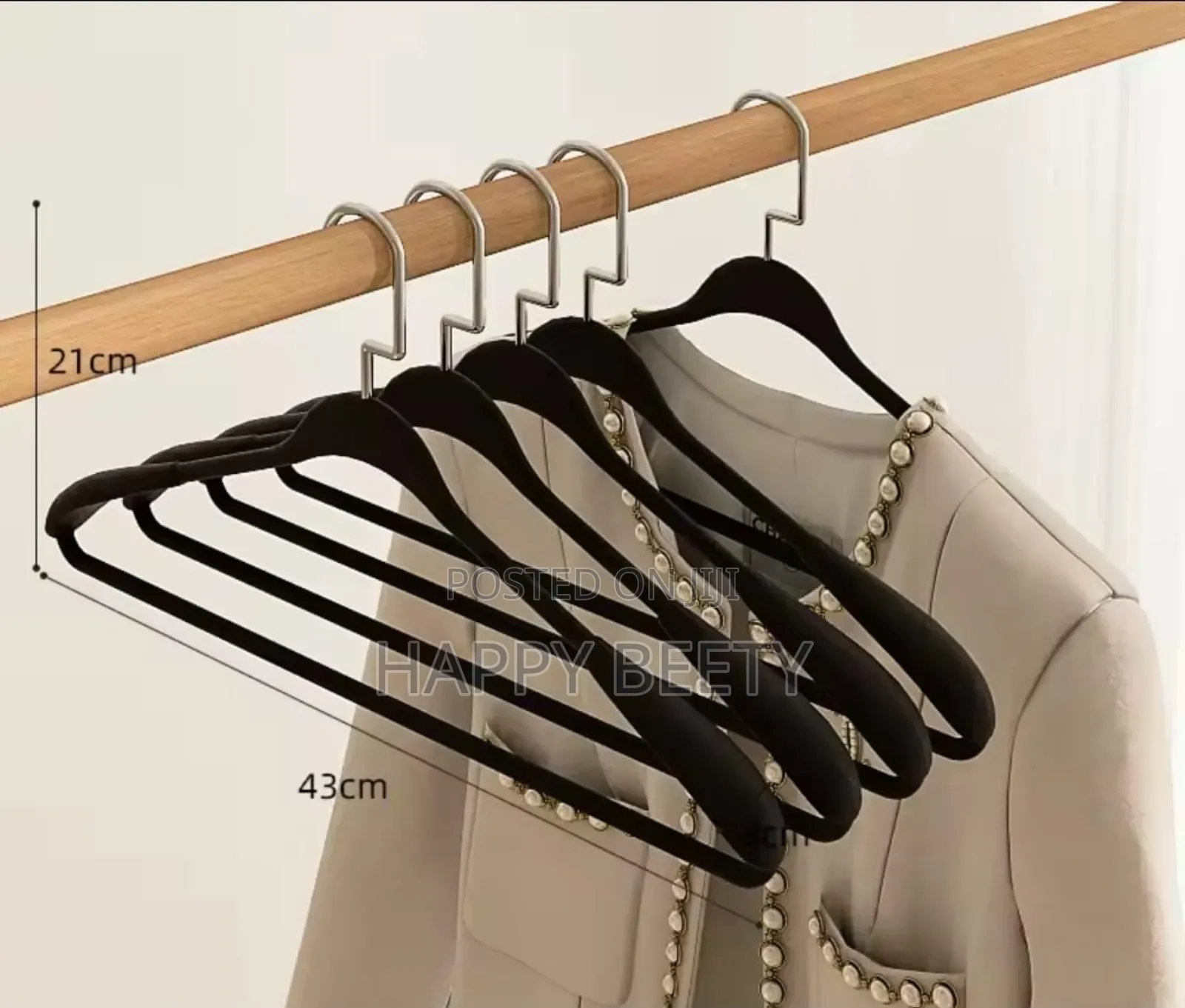 New Arc-Shaped Thickened Clothes Hanger 10 PCS