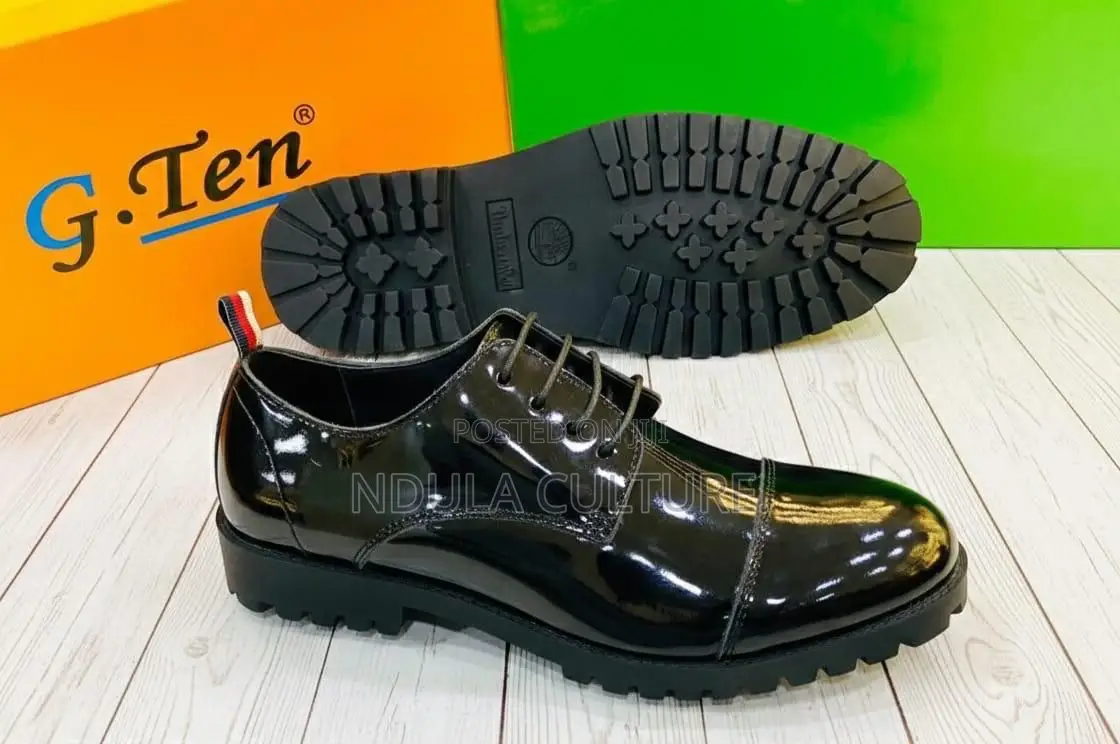 G-Ten (Patent Leather) Wet Look Chunky Loafers .