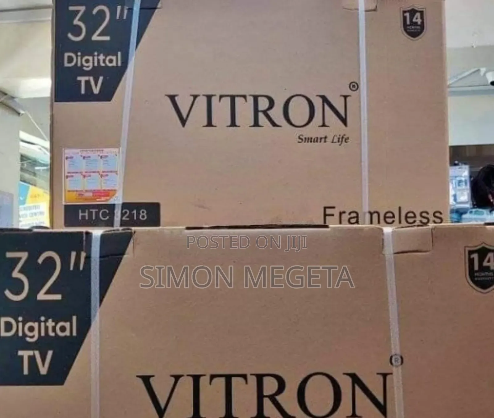 Frameless Vitron 32 Inch Digital Tv