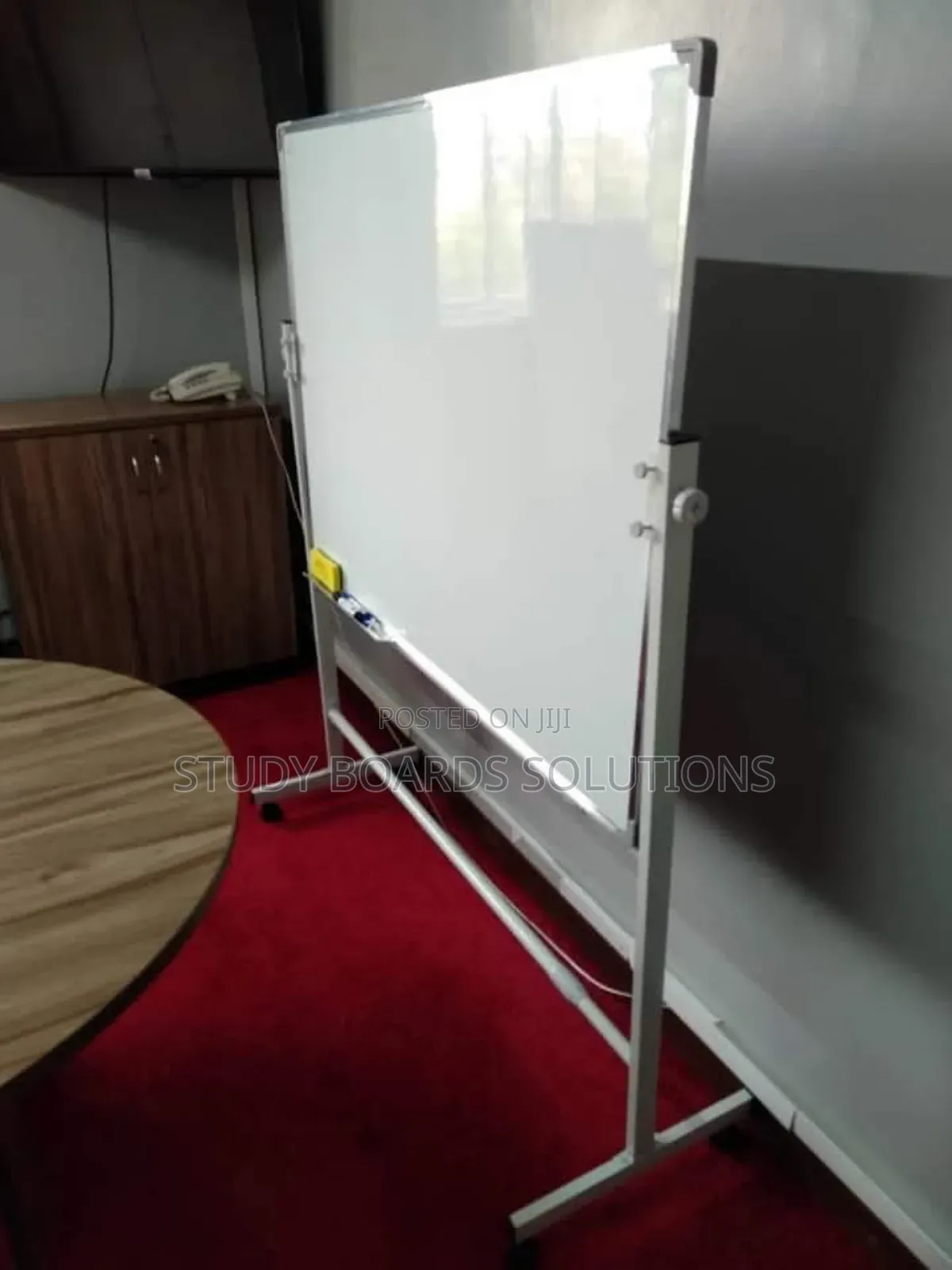 4ftx4ft Whiteboard With Portable Wheeled Stand for Training Centres