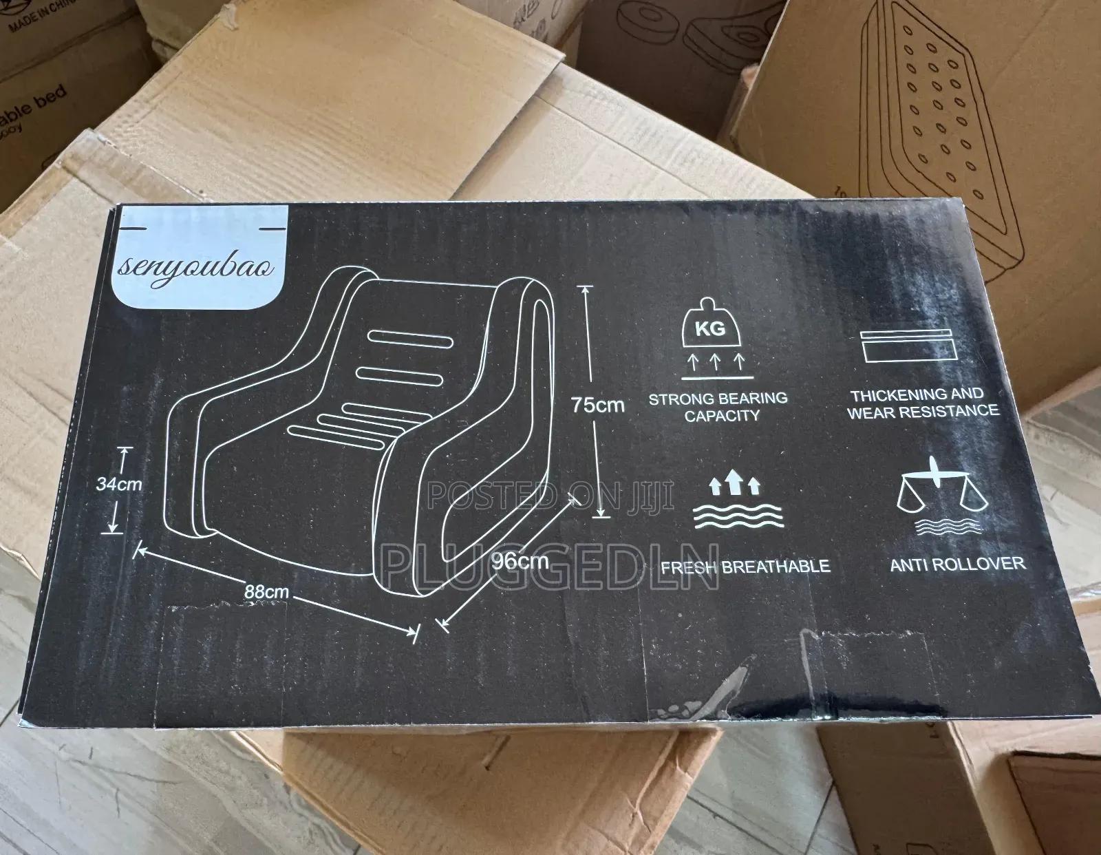 Inflatable Modern 1 Seater Sofa With Armrests