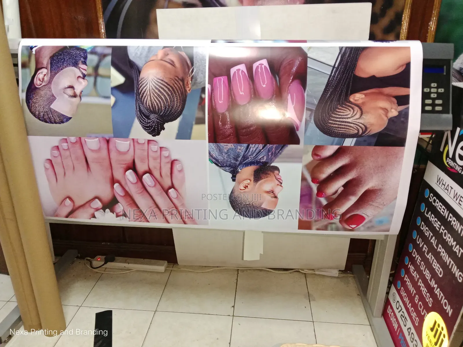 Salon and Kinyozi Banner and Stickers