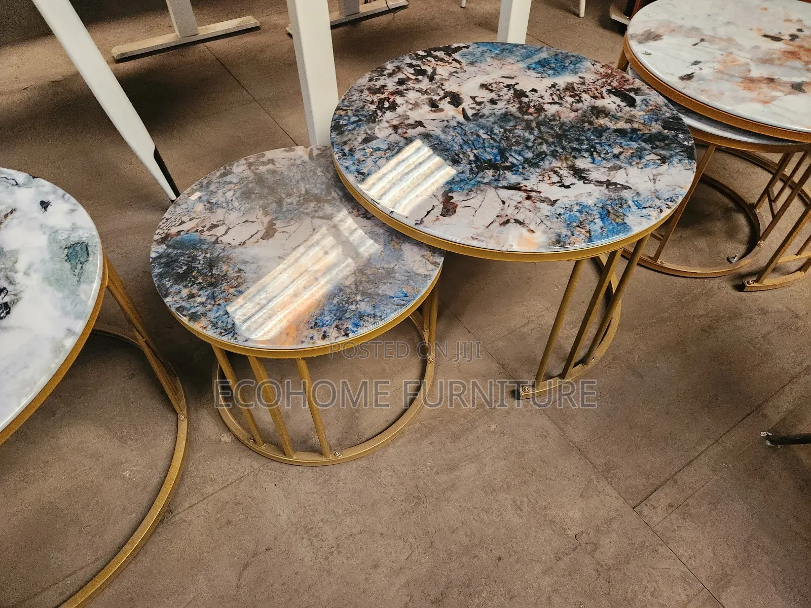 Marble Coffee Table 2in 1