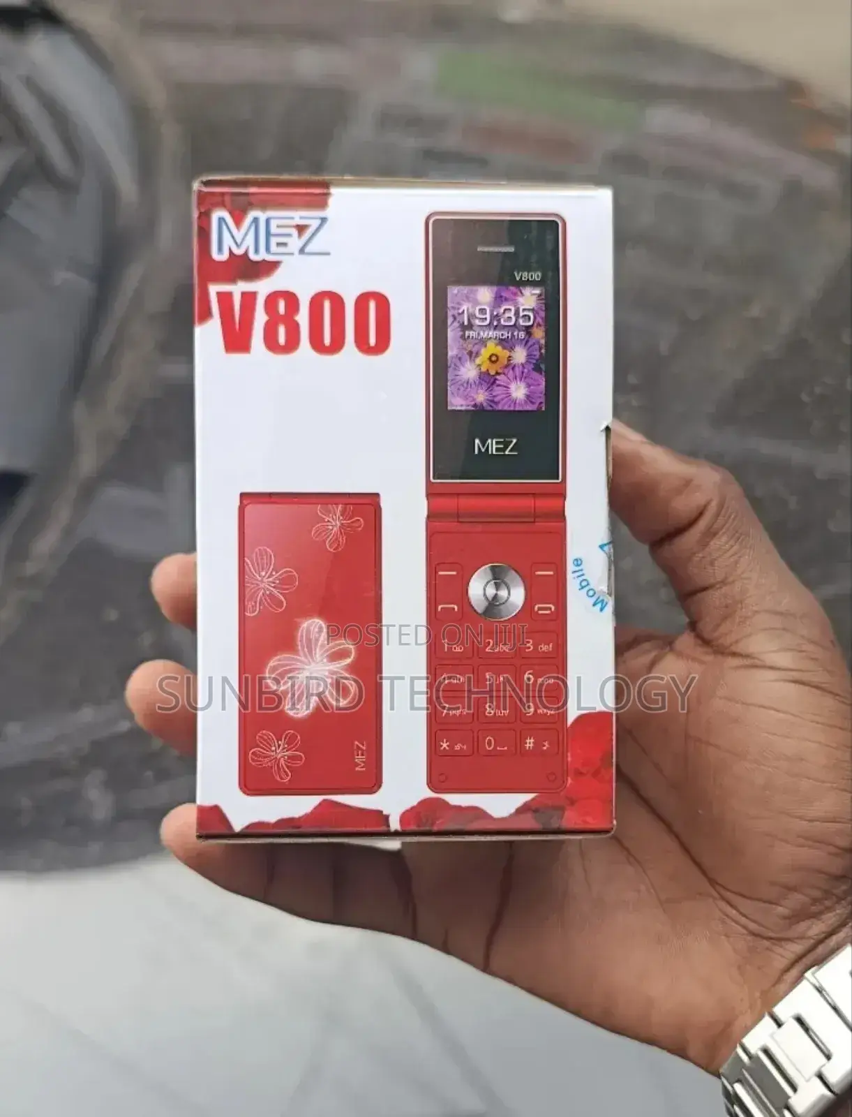 New Mobile Phone Red
