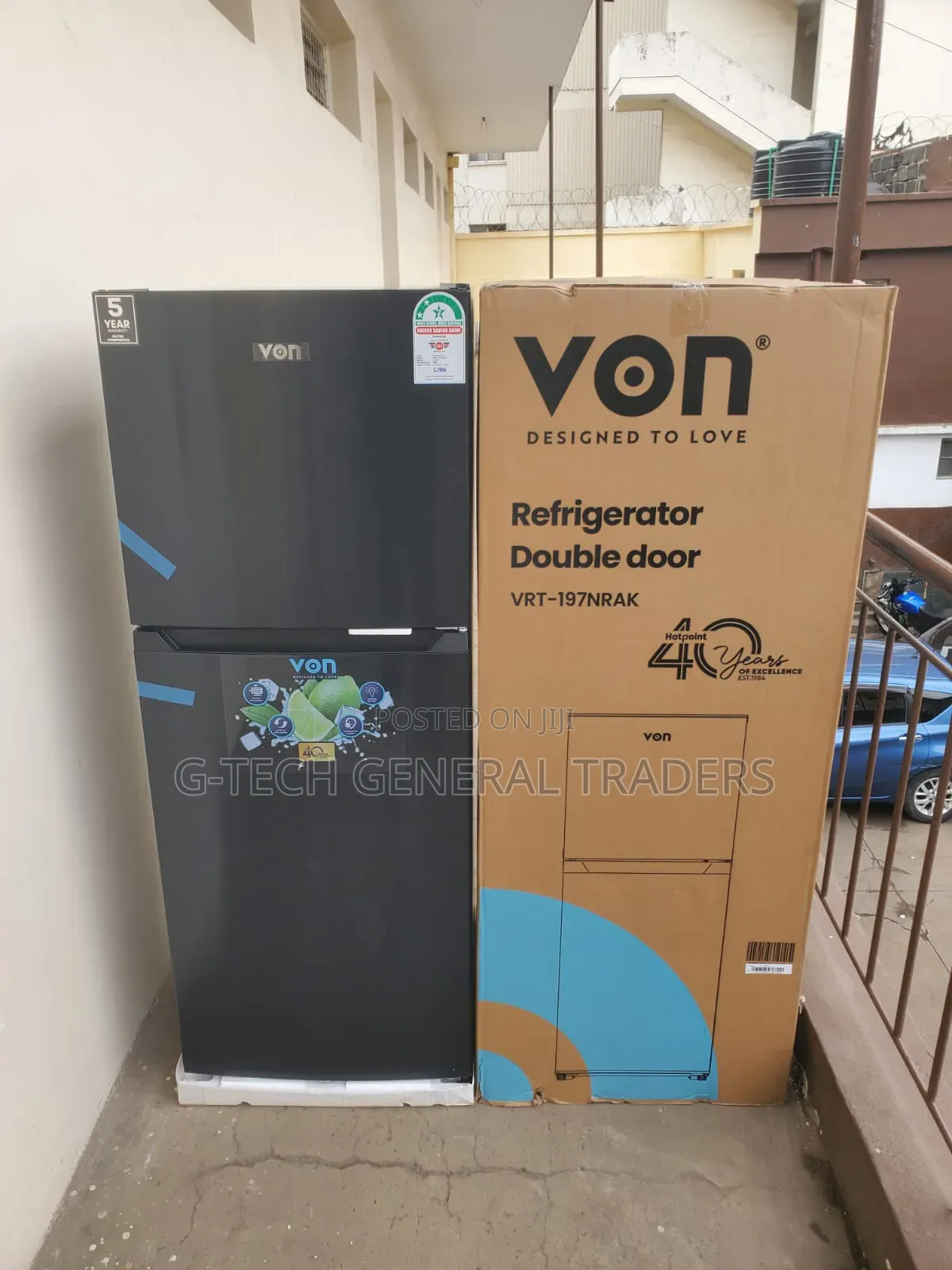 No Frost Von Fridge TMF VRT - 197 Nrak ,Dark Inbox Refrigerator