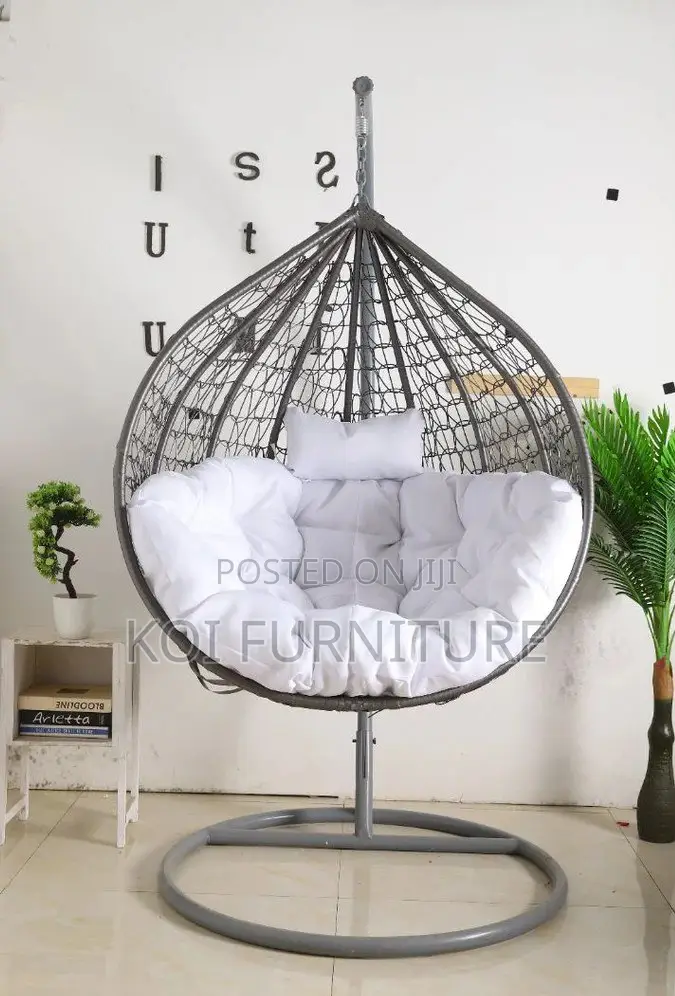 Hanging Chair : Modern Fancy Outdoor Swing Chair With Cushion