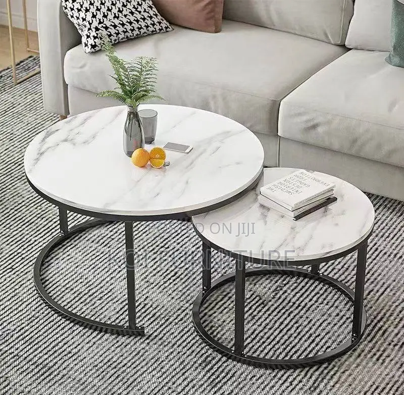 Coffee Tables : Set of Two Modern Nesting Coffee Table